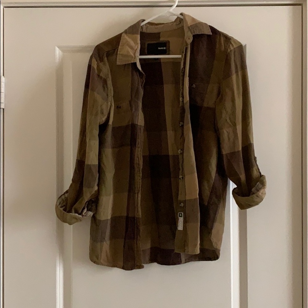Hurley Flannel Print Shirt size S